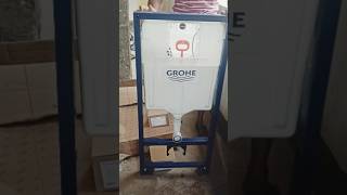 Grohe Cistern Flush Tank Wall hanging Seat  youtube short  short video  viral video  yt Shorts [upl. by Sussi]