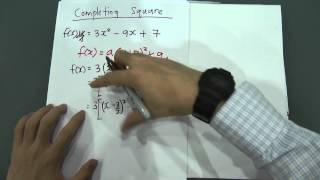 SPM Add Maths Quadratic Function  Completing Square [upl. by Dodds]