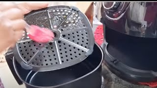 Fazendo a CURA da AIR FRYER Antes de Usar  Fiz Batata FRITA na Airfryer [upl. by Des364]