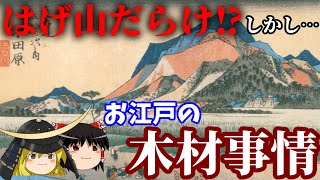 【歴史解説】ゆっくり大江戸１４３ お江戸の木材事情～はげ山だらけだった江戸時代⁉しかし近代林業はこの時代に芽吹いた～【江戸時代】 [upl. by Rednirah183]