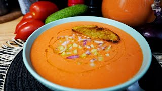 🥣 Supă Răcoritoare de roșii fără foc 🍅 Gazpacho Gata în 5 minute 🍅 Șef Paul Constantin [upl. by Cannell774]