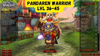 World Of Warcraft Dragonflight  Leveling a Pandaren warrior lvl 3645 [upl. by Nahguav]