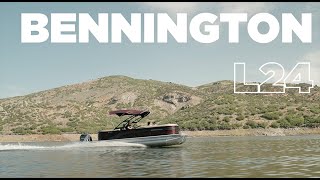 Bennington Pontoon L24 Boat Walkthrough [upl. by Eiznyl]