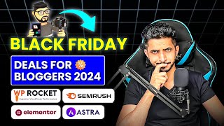 Best WordPress Black Friday Deals 2024 🔥  Deals For Bloggers amp SEO Experts [upl. by Enitsahc]