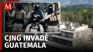 CJNG irrumpe en Guatemala denuncian retenes entre la frontera de México y Huehuetenango [upl. by Nataline]