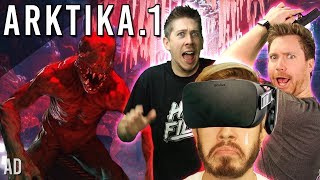 Shootin n Screamin in VR  Arktika1 Oculus Rift Gameplay [upl. by Otrebcire153]