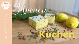 Weihnachtlicher Zitronenkuchen  lecker und dazu noch vegan [upl. by Tristis403]