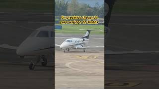 Embraer Embraer500 phenom 100 chegando em Joinville para jogo do santos psebk [upl. by Ttirb]