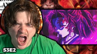 Yoriichi had to be INSANE  Demon Slayer S3 EP 2 Reaction [upl. by Etolas]