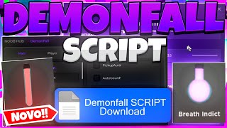 Demonfall 👹 SCRIPT  TRINKET FARM  BOSS FARM  GODMODE SEM KEY [upl. by Aisercal217]