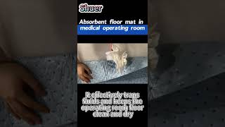 Absorbent floor mats medical surgicalot pad waterproof [upl. by Ahsinrad]