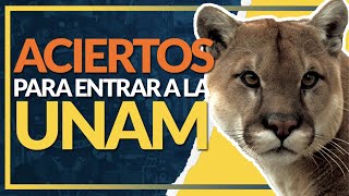 ¿Cuántos aciertos necesitas para entrar a la UNAM [upl. by Almeta92]