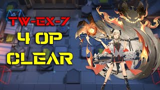 Arknights TWEX7  4 OP Clear [upl. by Alil]