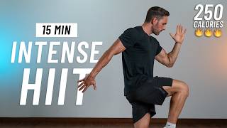 15 MIN INTENSE HIIT WORKOUT  ALL STANDING  Full Body Cardio No Equipment No Repeats [upl. by Norton504]