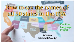 How to correctly pronounce all of the 50 states in the United States  Learn English ❤ [upl. by Avitzur]