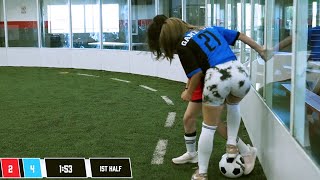 I love soccer  Alinity vs Emiru [upl. by Almund795]