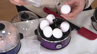 Yes Chef Stainless Steel Egg Cooker amp Poacher on QVC [upl. by Corotto918]