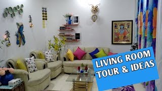 My Living Room Tour  Living Room Decoration Ideas  Catch Life with Bhumi [upl. by Aynas]