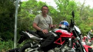 2010 Aprilia Shiver 750 first ride [upl. by Eduj213]