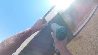 Installing Aluminum Soffit [upl. by Buyer]