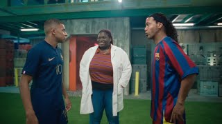 Amazing New Nike World Cup 2022 Advert with all legends R9  CR7 Ronaldinho and Mbappe [upl. by Berny447]