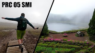 Hiking PRC 05 SMI  Rainy and Windy hike on the Azores [upl. by Enajiram]