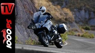 BMW R 1200 RT 2014 Test  Details Onboard Action [upl. by Corabel570]