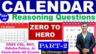 Calendar Reasoning ClassPart 2Calendar Easy TricksReasoning By Chinmaya Sir [upl. by Eizeerb]