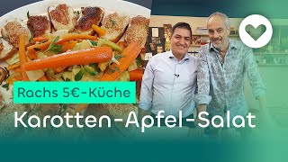 KarottenApfelSalat mit GarnelenCrostini Rachs 5€Küche  Gewusst wie [upl. by Hsima]