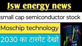 jsw energy share latest news  moschip technology share latest news  jswenergy [upl. by Nesilla862]