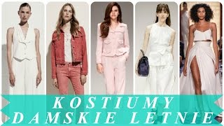 Modne letnie garnitury damskie trendy lato 2017 [upl. by Mailliw309]