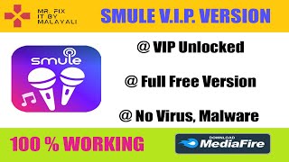 Smule VIP Version For Free Download And Install 100 Working [upl. by Colombi]