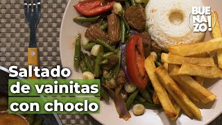 Saltado de vainitas con choclo  Buenazo [upl. by Annasoh945]