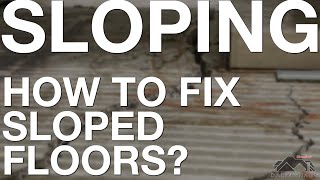 How To Fix Sloping Floors  Foundation Repair [upl. by Chobot423]