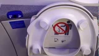 Boeing 787 Dreamliner Touchless Toilet [upl. by Ahsoem]