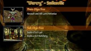 Dungeon Keeper 2 Mission Briefing 1 quotSmilesvillequot [upl. by Sethrida471]