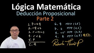 Deducción proposicional parte 2 [upl. by Rhoda]