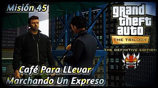 GTA 3 La Trilogía  Misión Café Para LlevarMarchando Un Expreso 🚦 GuíaEspañol [upl. by Neeruam]