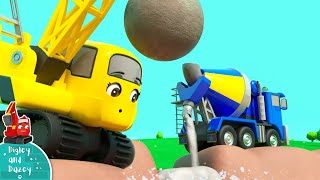 Trench is BLOCKED  Digley and Dazey  Construction Cartoons for Kids [upl. by Oilime109]