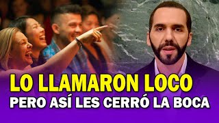 El DIA QUE LLAMARON LOCO A Nayib Bukele [upl. by Idnis]