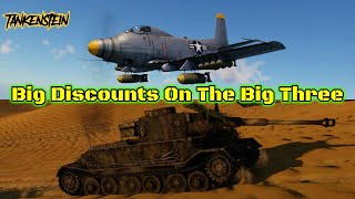 War Thunder Anniversary Sale Buyers Guide For USA Germany And Russia GE Premiums [upl. by Idnahk877]