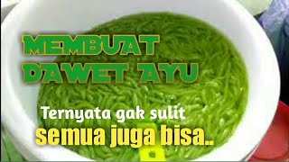 Membuat dawet ayu  How to make dawet ayu banjarnegara a typical drink from Indonesia [upl. by Nyloj]