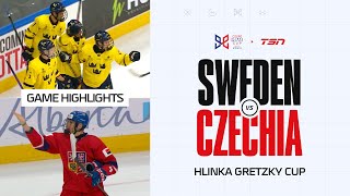 Czechia vs Sweden FULL HIGHLIGHTS  2024 Hlinka Gretzky Cup [upl. by Isadore118]