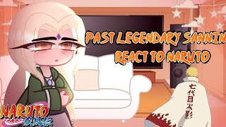 Past legendary sannin react to Naruto Uzumaki  naruto [upl. by Nelyaw]