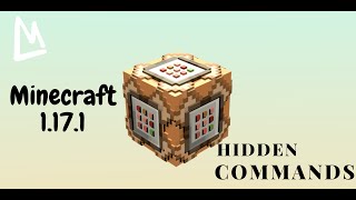 Minecraft JAVA 1171 Hidden Commands  Lucid Maniacz [upl. by Marnie]