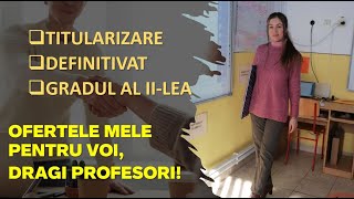 OFERTA pentru profesori titularizare def grad 2 metodică [upl. by Kir132]