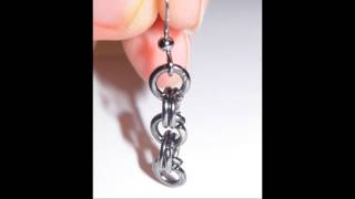 TUTORIAL quotSemplici orecchini chainmail  Simple chainmail earringsquot [upl. by Glover]