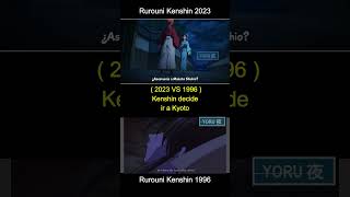 Kenshin decide ir a Kyoto Comparacion Rurouni Kenshin 1996 vs 2023 rurounikenshin samuraix shorts [upl. by Rajiv637]