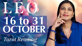 LEO Tarot reading from 16 to 31 October 2024 [upl. by Arimihc]