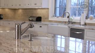 Colonial Gold Granite Kitchen Countertops III  Marblecom [upl. by Yentuoc]